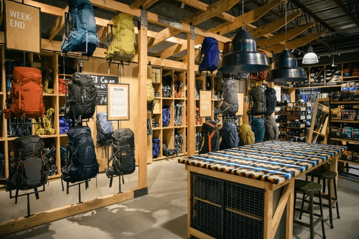 Experiential Store Experience Economy REI interior iAdvize